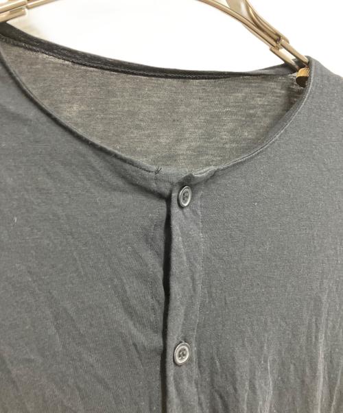 YOHJI YAMAMOTO（ヨウジヤマモト）YOHJI YAMAMOTO (ヨウジヤマモト) グラデーションスリーブオーバーサイズカーディガン ブラック サイズ:2の古着・服飾アイテム