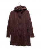 Yohji Yamamoto pour hommeヨウジヤマモト プールオム）の古着「ロングジップパーカー」｜ボルドー