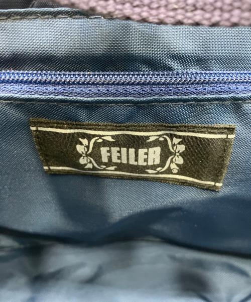 FEILER（フェイラー）FEILER (フェイラー) ハイジ ハンドバッグ ネイビーの古着・服飾アイテム