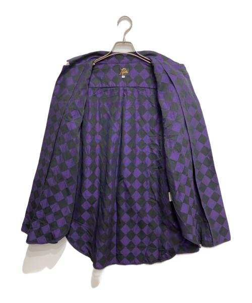 Needles（ニードルズ）Needles (ニードルズ) One Up Shirt パープル サイズ:Mの古着・服飾アイテム