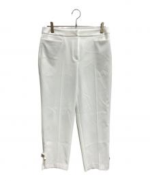 TO BE CHIC（トゥービーシック）の古着「ボディシェルスリムパンツ」｜ホワイト