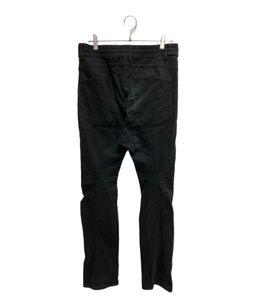 D.HYGEN（ディーハイゲン）D.HYGEN (ディーハイゲン) ドロップクロッチカーブスリムパンツ ブラック サイズ:1の古着・服飾アイテム