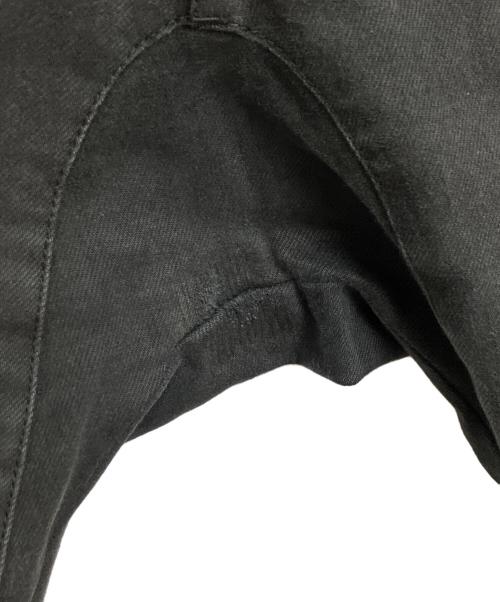 D.HYGEN（ディーハイゲン）D.HYGEN (ディーハイゲン) ドロップクロッチカーブスリムパンツ ブラック サイズ:1の古着・服飾アイテム