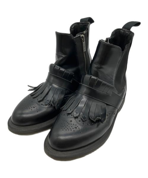 Dr.Martens（ドクターマーチン）Dr.Martens (ドクターマーチン) TINAタッセルサイドゴアブーツ ブラック サイズ:UK6の古着・服飾アイテム
