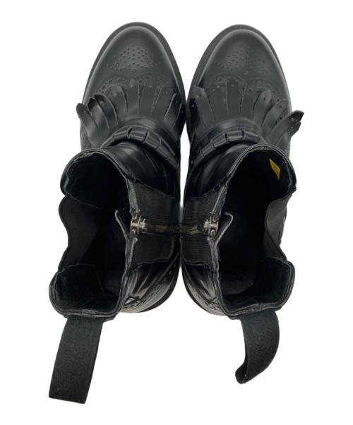 Dr.Martens（ドクターマーチン）Dr.Martens (ドクターマーチン) TINAタッセルサイドゴアブーツ ブラック サイズ:UK6の古着・服飾アイテム