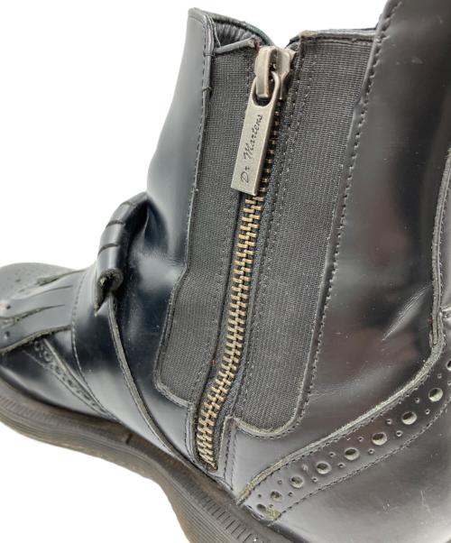 Dr.Martens（ドクターマーチン）Dr.Martens (ドクターマーチン) TINAタッセルサイドゴアブーツ ブラック サイズ:UK6の古着・服飾アイテム