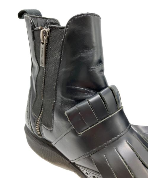 Dr.Martens（ドクターマーチン）Dr.Martens (ドクターマーチン) TINAタッセルサイドゴアブーツ ブラック サイズ:UK6の古着・服飾アイテム