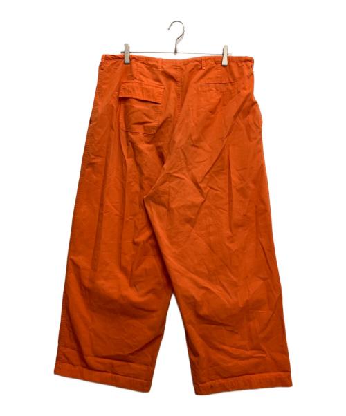 WALTER VAN BEIRENDONCK（ウォルター ヴァン ベイレンドンク）WALTER VAN BEIRENDONCK (ウォルター ヴァン ベイレンドンク) ワイドパンツ オレンジ サイズ:1の古着・服飾アイテム