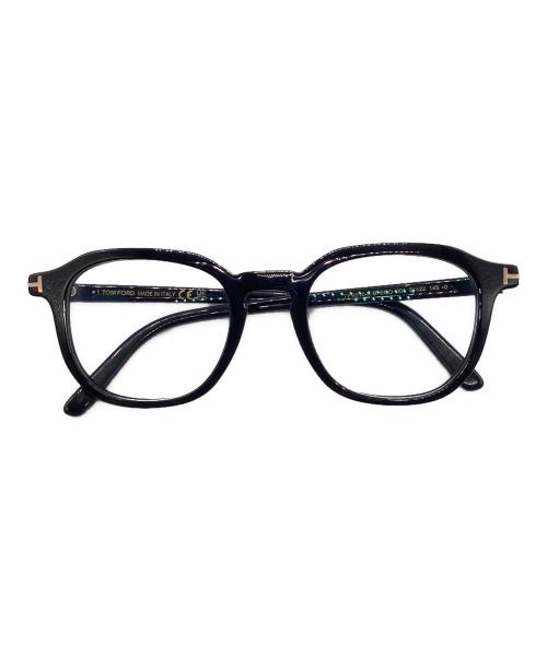 TOM FORD（トムフォード）TOM FORD (トムフォード) ECO ウェリントン型眼鏡 ブラック サイズ:51□22の古着・服飾アイテム