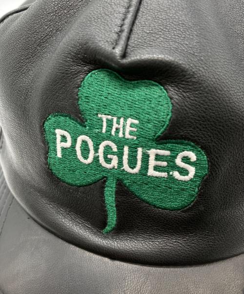 Noah（ノア）Noah (ノア) THE POGUES (ザ・ポーグス) レザーキャップ ブラックの古着・服飾アイテム