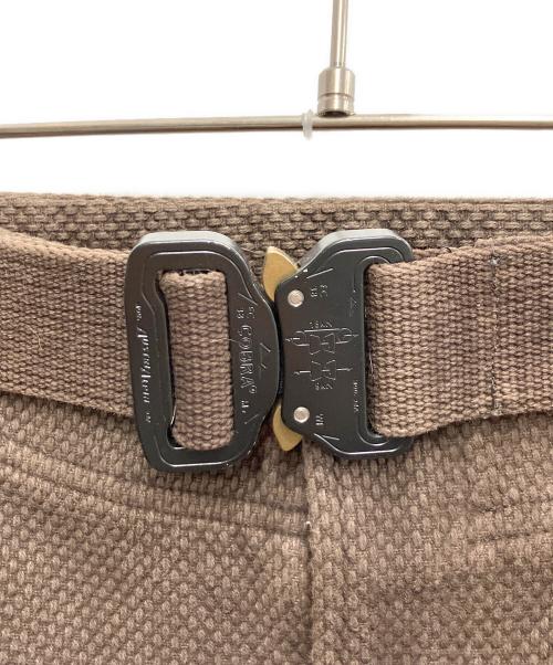 BEAUGAN（ボーガン）BEAUGAN (ボーガン) 刺し子泥染ワークパンツ ブラウン サイズ:不明の古着・服飾アイテム