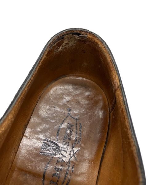 J.M.WESTON（ジェイエムウエストン）J.M.WESTON (ジェイエムウエストン) キャップトゥストレートチップシューズ ブラック サイズ:6Eの古着・服飾アイテム