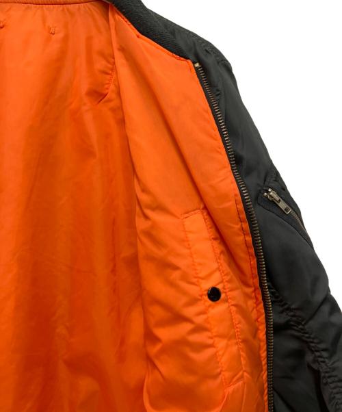 NO BRAND（ノーブランド）NO BRAND (ノーブランド) MA-1ジャケット ブラック サイズ:XLの古着・服飾アイテム
