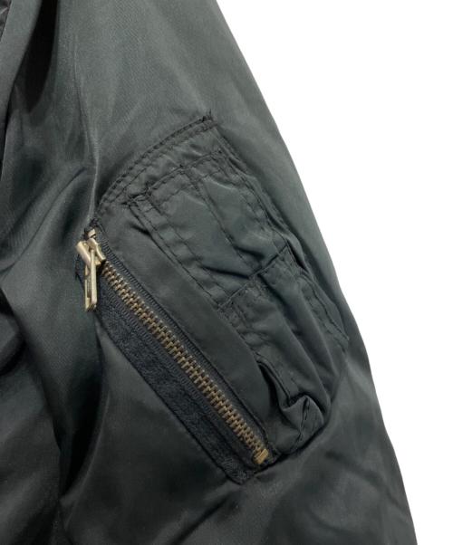 NO BRAND（ノーブランド）NO BRAND (ノーブランド) MA-1ジャケット ブラック サイズ:XLの古着・服飾アイテム