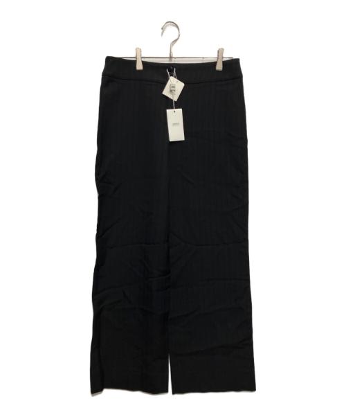 ARMANI COLLEZIONI（アルマーニ コレツィオーニ）ARMANI COLLEZIONI (アルマーニ コレツィオーニ) ワイドパンツ ブラック サイズ:42 未使用品の古着・服飾アイテム