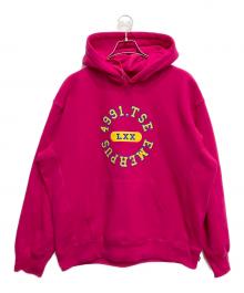 SUPREME（シュプリーム）の古着「REVERSE Hooded Sweatshirt」｜ショッキングピンク
