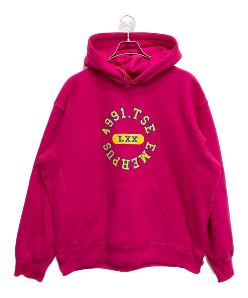 SUPREME（シュプリーム）SUPREME (シュプリーム) REVERSE Hooded Sweatshirt ショッキングピンク サイズ:Lの古着・服飾アイテム