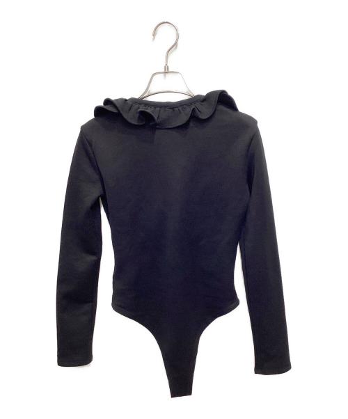 OPEN YY（オープンワイワイ）OPEN YY (オープンワイワイ) RUFFLE BODYSUIT ブラック サイズ:Sの古着・服飾アイテム