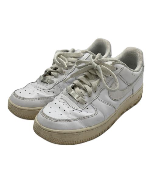 NIKE（ナイキ）NIKE (ナイキ) AIR FORCE 1 ホワイト サイズ:25cmの古着・服飾アイテム