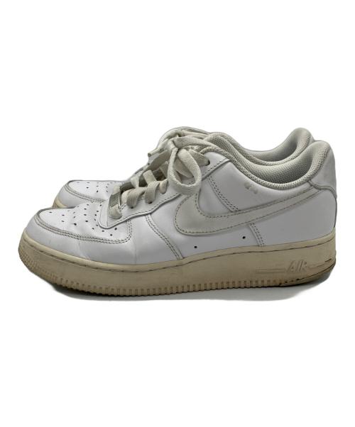 NIKE（ナイキ）NIKE (ナイキ) AIR FORCE 1 ホワイト サイズ:25cmの古着・服飾アイテム