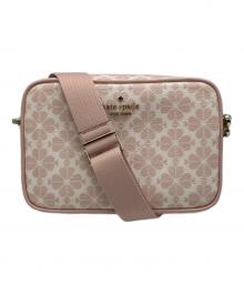 Kate Spade（ケイトスペード）の古着「スペードフラワー ミニカメラバッグ」｜ピンク