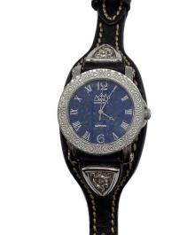 saad（サード）の古着「レザーバンドウォッチ」｜ブラック