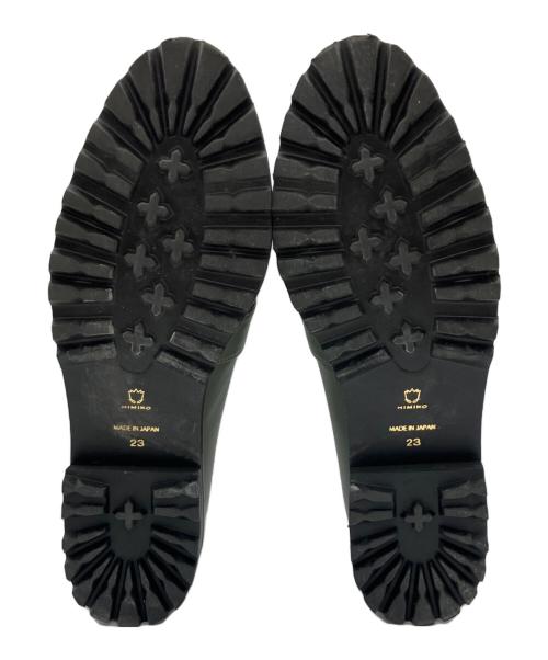 卑弥呼（ヒミコ）卑弥呼 (ヒミコ) ベルトデザイントラックソールローファー グリーン サイズ:23cmの古着・服飾アイテム