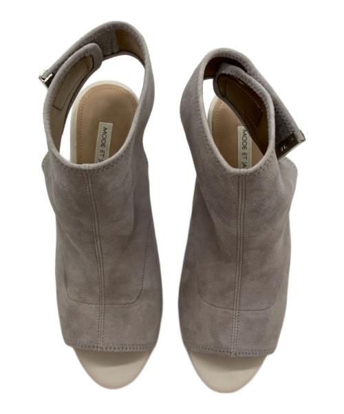 MODE ET JACOMO（モード・エ・ジャコモ）MODE ET JACOMO (モード・エ・ジャコモ) アンクルベルトサンダル グレー サイズ:23cmの古着・服飾アイテム