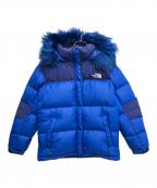 THE NORTH FACEザ ノース フェイス）の古着「WINDSTOPPERダウンジャケット」｜ブルー