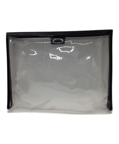 DOLCE & GABBANA（ドルチェ＆ガッバーナ）DOLCE & GABBANA (ドルチェ＆ガッバーナ) クリアクラッチバッグ ブラックの古着・服飾アイテム