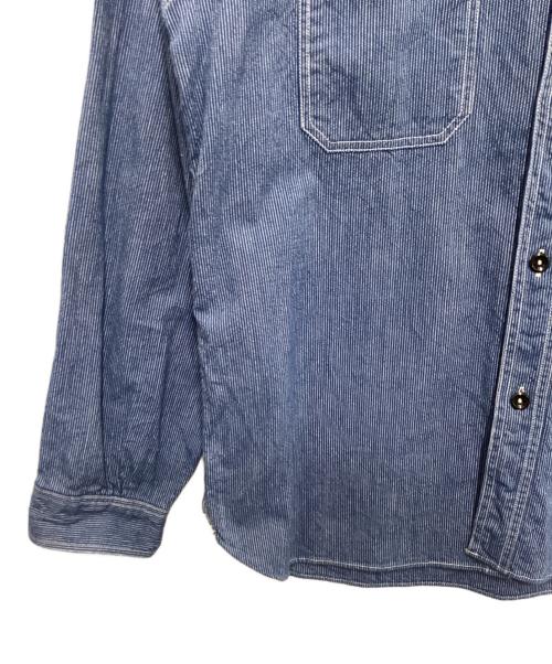 SUGAR CANE（シュガーケーン）SUGAR CANE (シュガーケーン) JEAN CORD WORK SHIRT ブルー サイズ:Ｌの古着・服飾アイテム