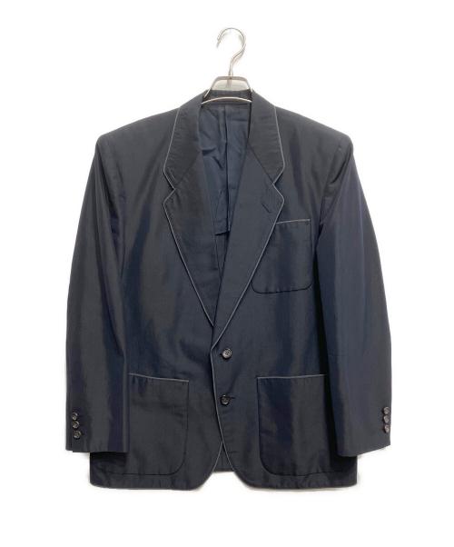 COMME des GARCONS HOMME（コムデギャルソン オム）COMME des GARCONS HOMME (コムデギャルソン オム) ウールポリパイピングセットアップスーツ ネイビー サイズ:Sの古着・服飾アイテム