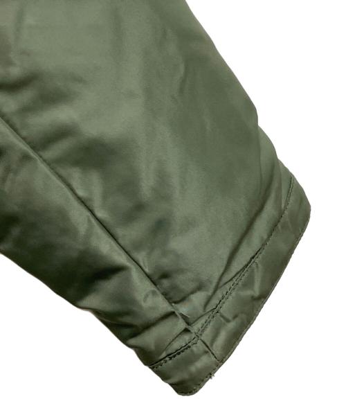 Schott（ショット）Schott (ショット) ナイロンダブルライダースコート オリーブ サイズ:Mの古着・服飾アイテム