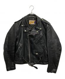 Schott（ショット）の古着「ダブルライダースジャケット」｜ブラック