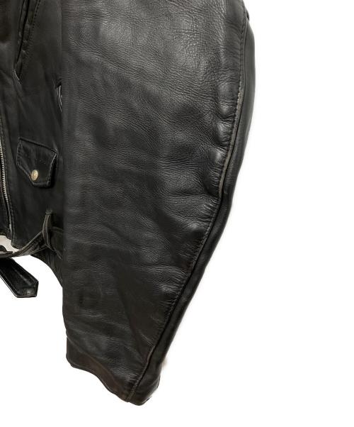 Schott（ショット）Schott (ショット) ダブルライダースジャケット ブラック サイズ:40の古着・服飾アイテム