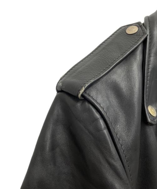 Schott（ショット）Schott (ショット) ダブルライダースジャケット ブラック サイズ:40の古着・服飾アイテム