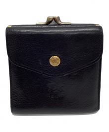 IL BISONTE（イル ビゾンテ）の古着「3つ折り財布」｜ブラック