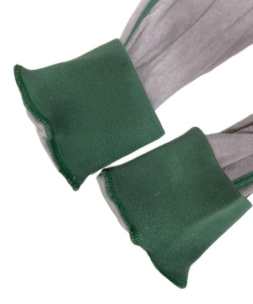 adidas（アディダス）adidas (アディダス) トラックジャケット グレー×グリーン サイズ:Lの古着・服飾アイテム