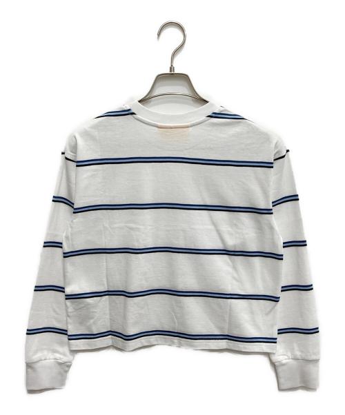 Onitsuka Tiger（オニツカタイガー）Onitsuka Tiger (オニツカタイガー) LONG SLEEVED TOP ホワイト サイズ:Mの古着・服飾アイテム