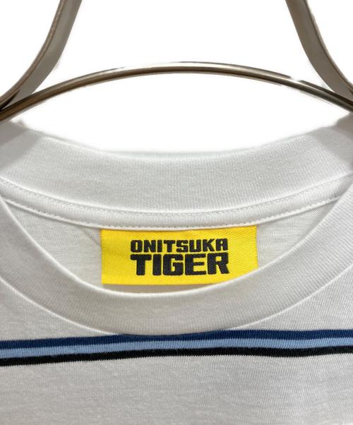 Onitsuka Tiger（オニツカタイガー）Onitsuka Tiger (オニツカタイガー) LONG SLEEVED TOP ホワイト サイズ:Mの古着・服飾アイテム