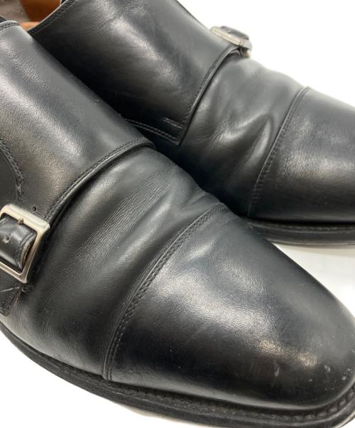 SCOTCH GRAIN（スコッチグレイン）SCOTCH GRAIN (スコッチグレイン) モンクストラップシューズ ブラック サイズ:24の古着・服飾アイテム