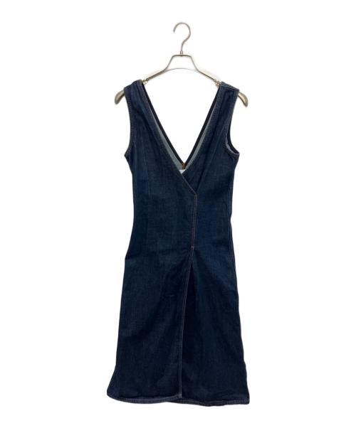 GANNI（ガニー）GANNI (ガニー) ジャンパースカート ブルー サイズ:32の古着・服飾アイテム
