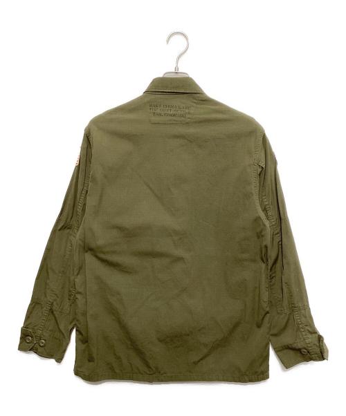 AVIREX（アヴィレックス）AVIREX (アヴィレックス) リップストップ BDU ジャケット オリーブ サイズ:Mの古着・服飾アイテム