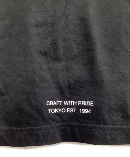 NEIGHBORHOOD（ネイバーフッド）NEIGHBORHOOD (ネイバーフッド) ロゴ刺繍tシャツ ブラック サイズ:Lの古着・服飾アイテム