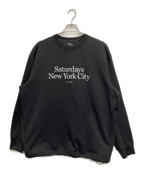 Saturdays NYC（サタデーズ ニューヨーク）Saturdays NYC (サタデーズ ニューヨーク) Sweat Pullover ブラック サイズ:XXLの古着・服飾アイテム
