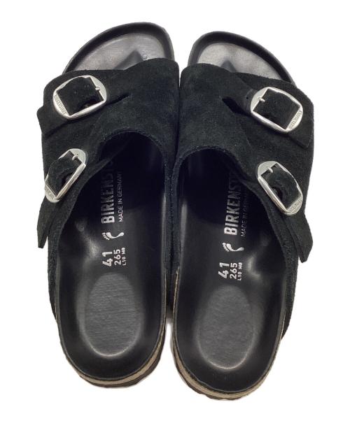 BIRKENSTOCK（ビルケンシュトック）BIRKENSTOCK (ビルケンシュトック) B&Y別注 チューリッヒ ビッグバックルサンダル ブラック サイズ:41の古着・服飾アイテム