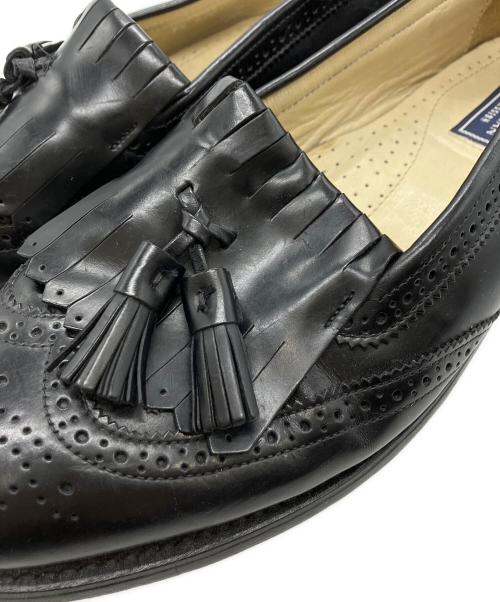 bostonian（ボストニアン）BOSTONIAN (ボストニアン) タッセルローファー ブラック サイズ:9 1/2の古着・服飾アイテム