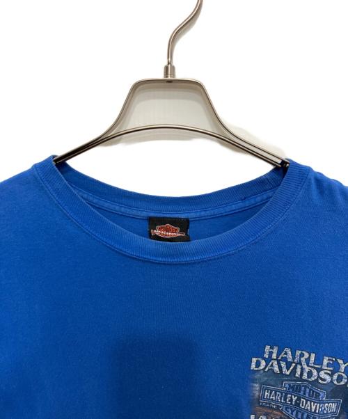 HARLEY-DAVIDSON（ハーレーダビッドソン）HARLEY-DAVIDSON (ハーレーダビッドソン) 長袖カットソー ブルー サイズ:XLの古着・服飾アイテム
