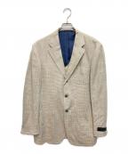 Brilla per il gustoブリッラ ペル イルグースト）の古着「リネンシルクテーラードジャケット」｜ベージュ