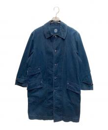 Porter Classic（ポータークラシック）の古着「コットンステンカラーコート」｜インディゴ